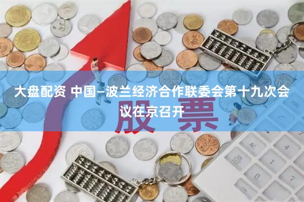 大盘配资 中国—波兰经济合作联委会第十九次会议在京召开